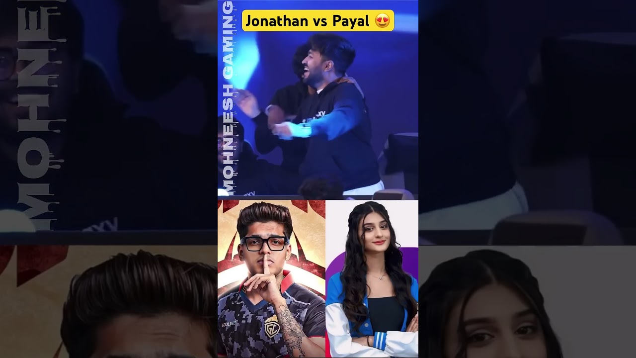 JONATHAN VS PAYAL FAN FIGHT 😱😱 #bgmi #jonathangaming #payalgaming #ytshorts #viralvideo #shorts