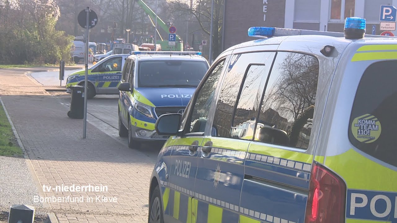Bombenfund in Kleve