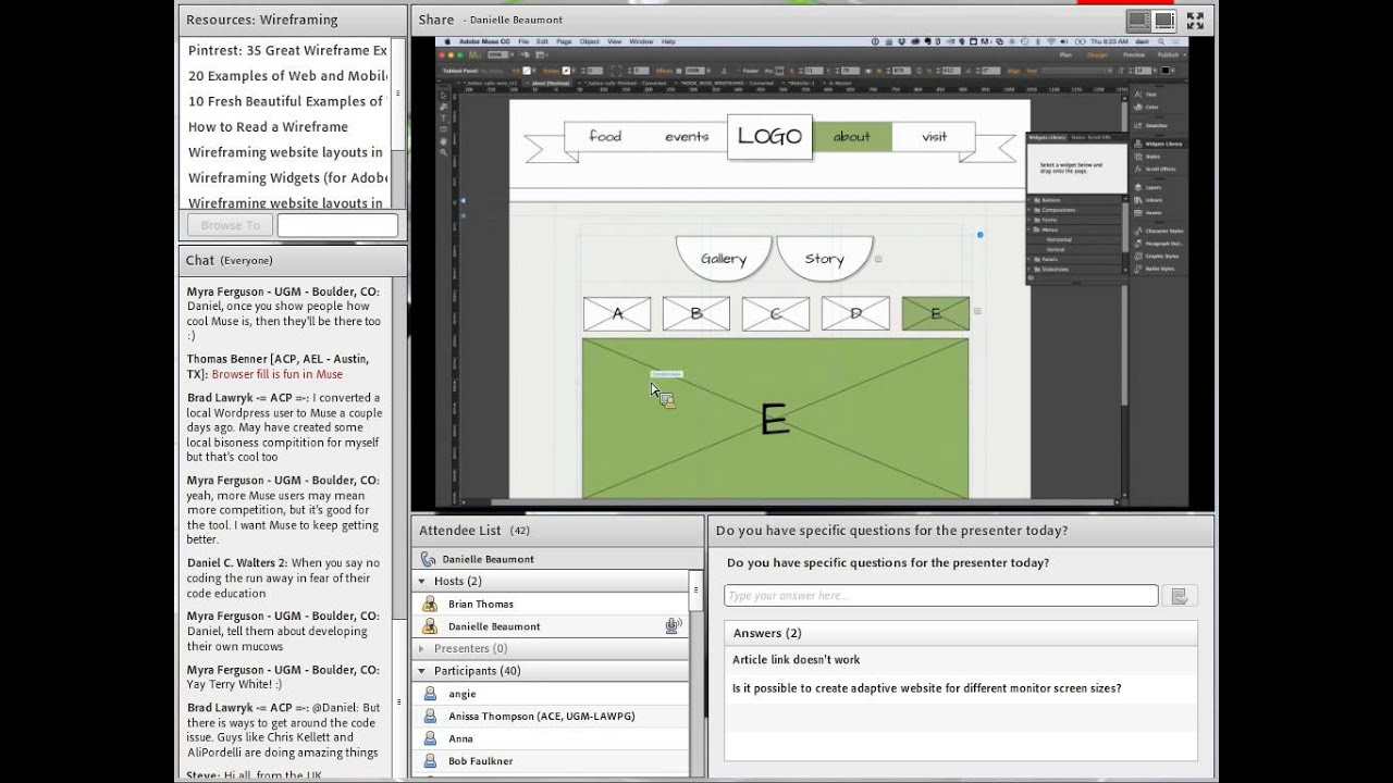 Muse Jam: The Wireframing Workflow