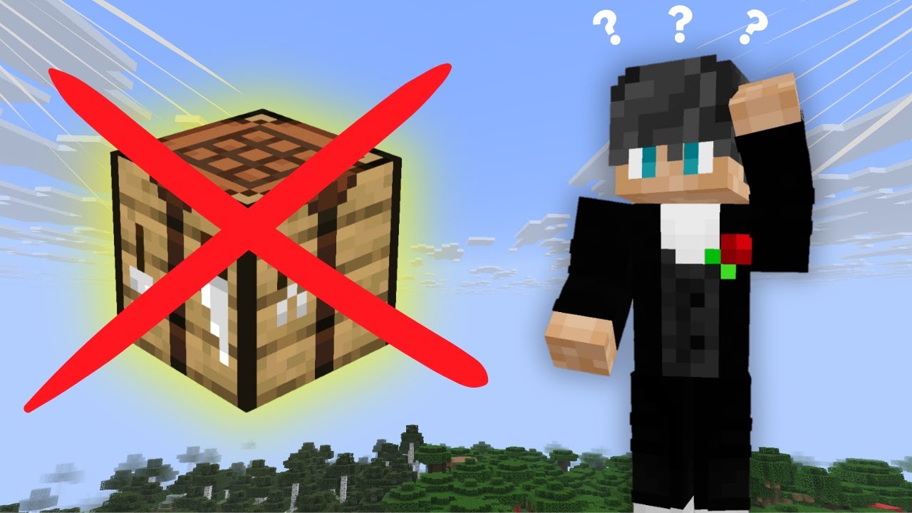Minecraft, aber ohne CRAFTING TABLE