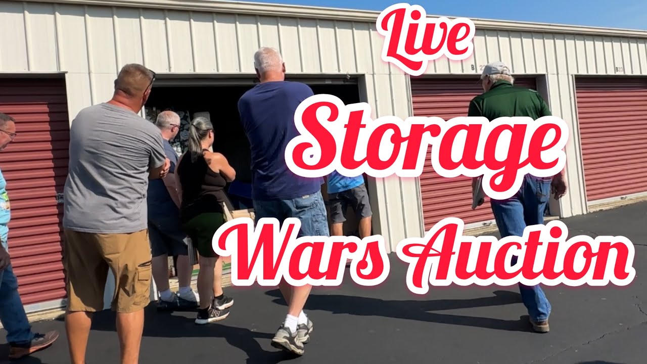 Live Storage Wars Auction In London, Ohio 10 Units Up For Auction!! #StorageWars