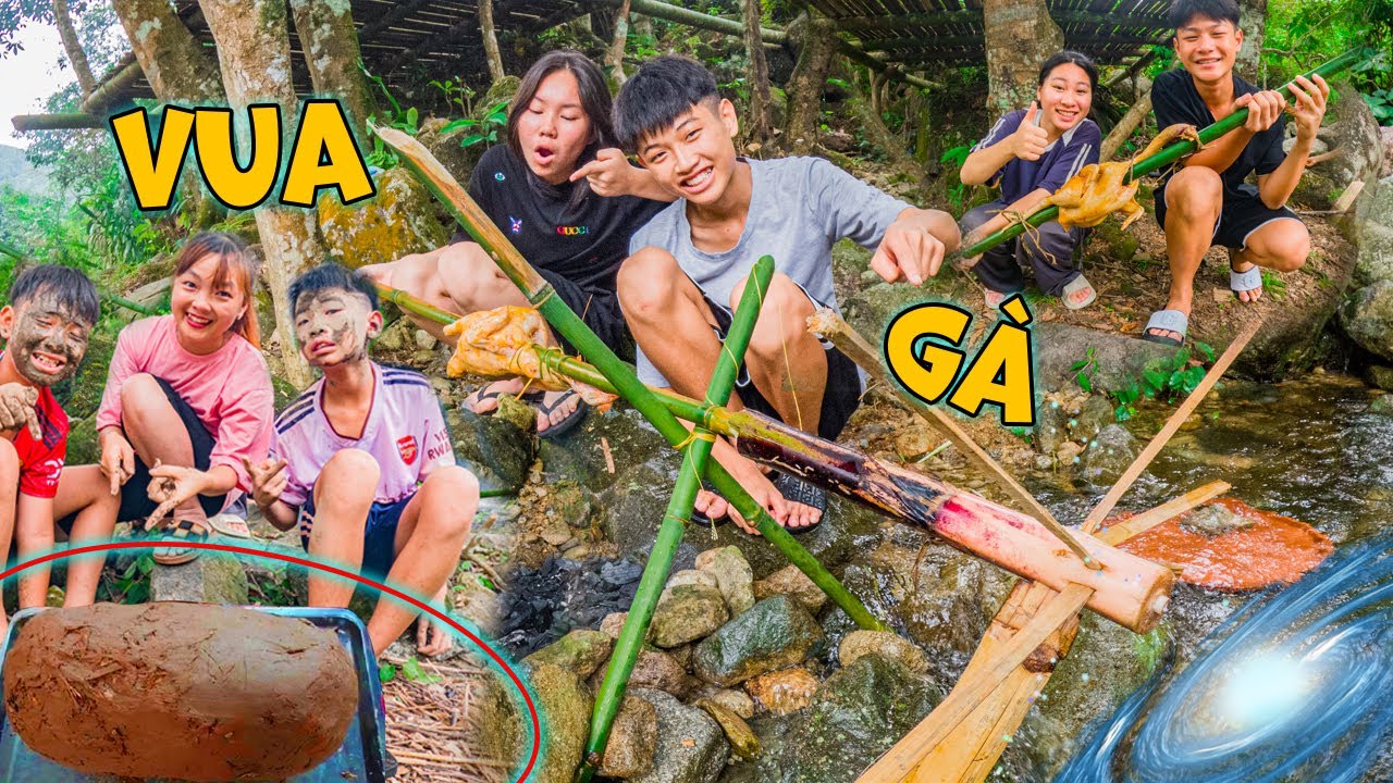 Thái Chuối Bữa Tiệc Gà Nướng Kết Thúc Năm Học Bất Ổn Trong Rừng
