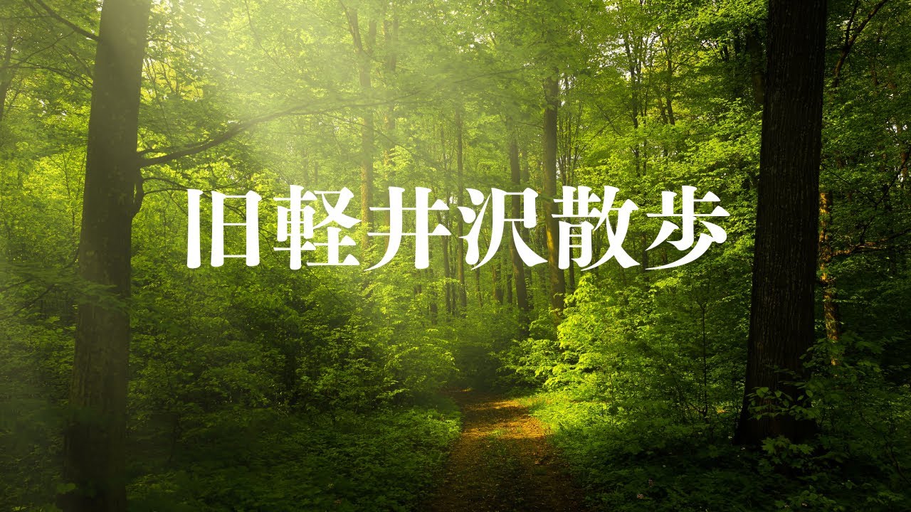 軽井沢別荘生活【コロナ禍真っ只中】人の居ない旧軽井沢銀座を散歩する！