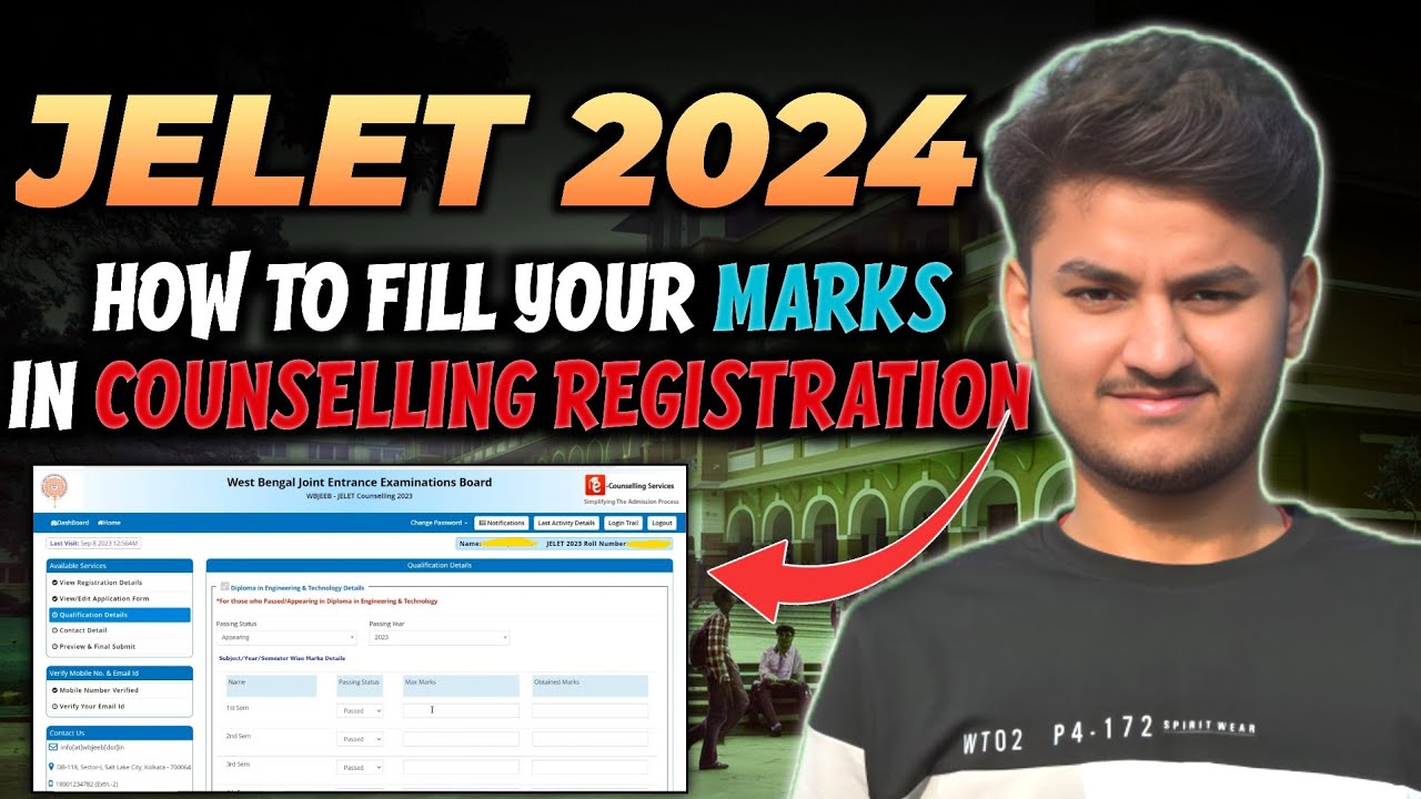 JELET Marks Filling in Counselling Registration Form | JELET 2024 | How to fill your Diploma marks