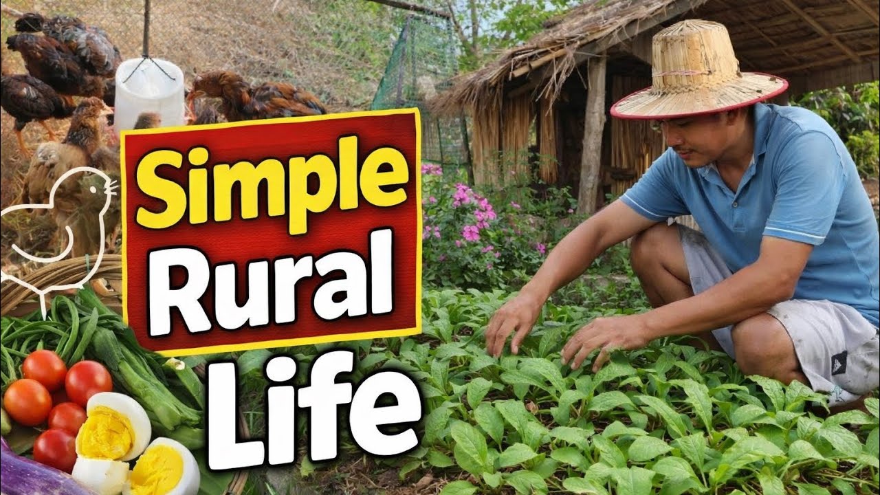 🌿 Simple Rural Life &ndash; Gardening and Fresh Food from the Village 🐔🥬 