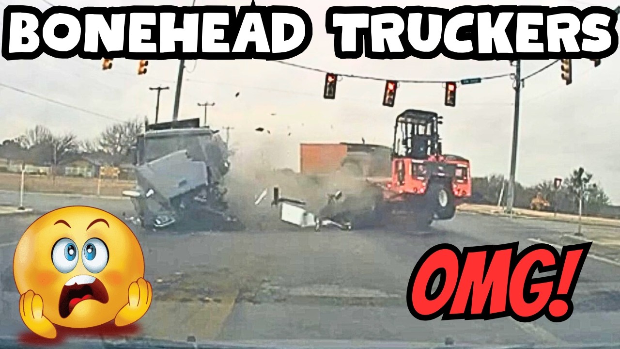 Awful Wreck Caught on Dash Cam | Bonehead Truckers of the Week