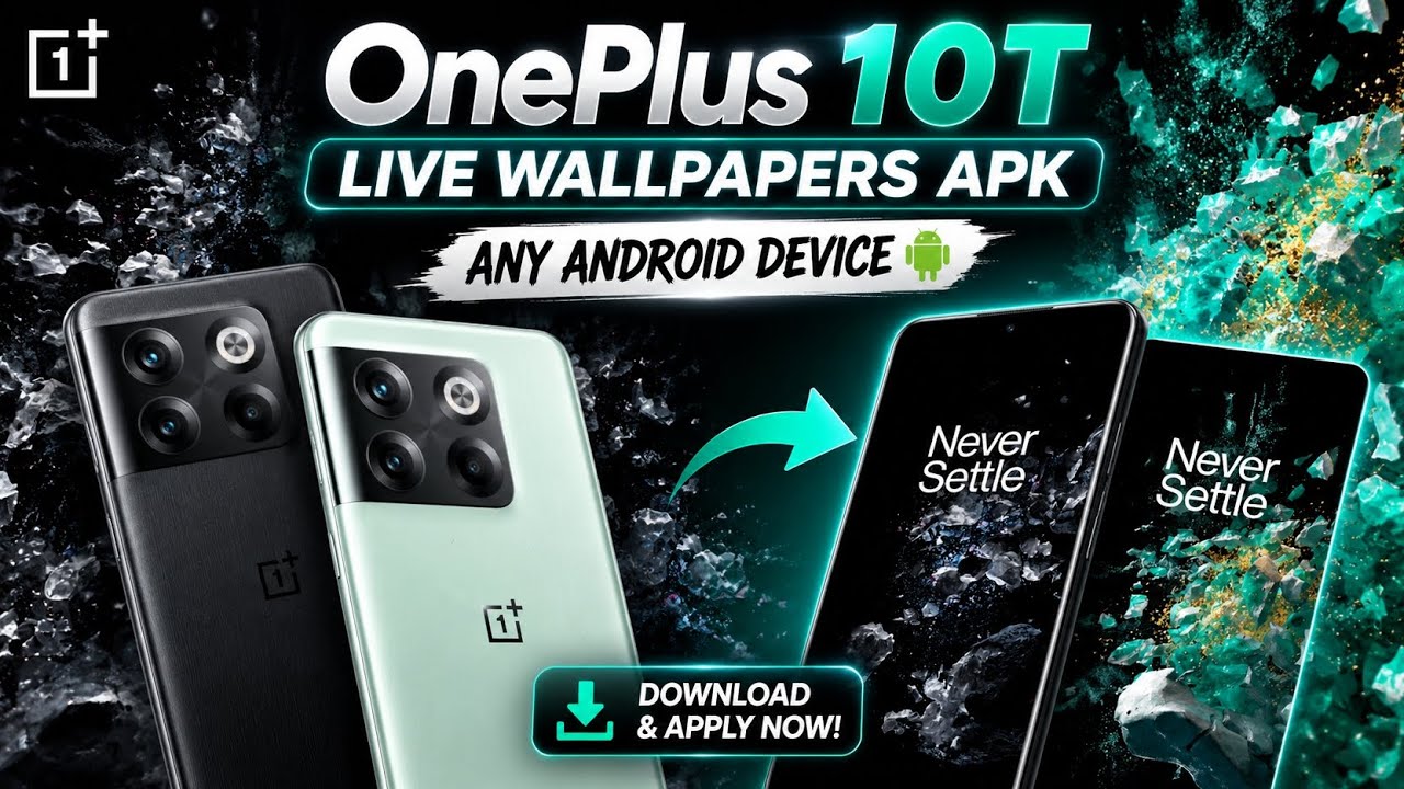 OnePlus 10T Live Wallpapers APK for ANY Android Device! (Live Wallpapers Port)🔥