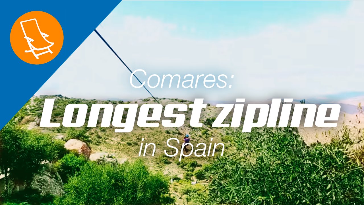 The longest zipline in Spain - Comares