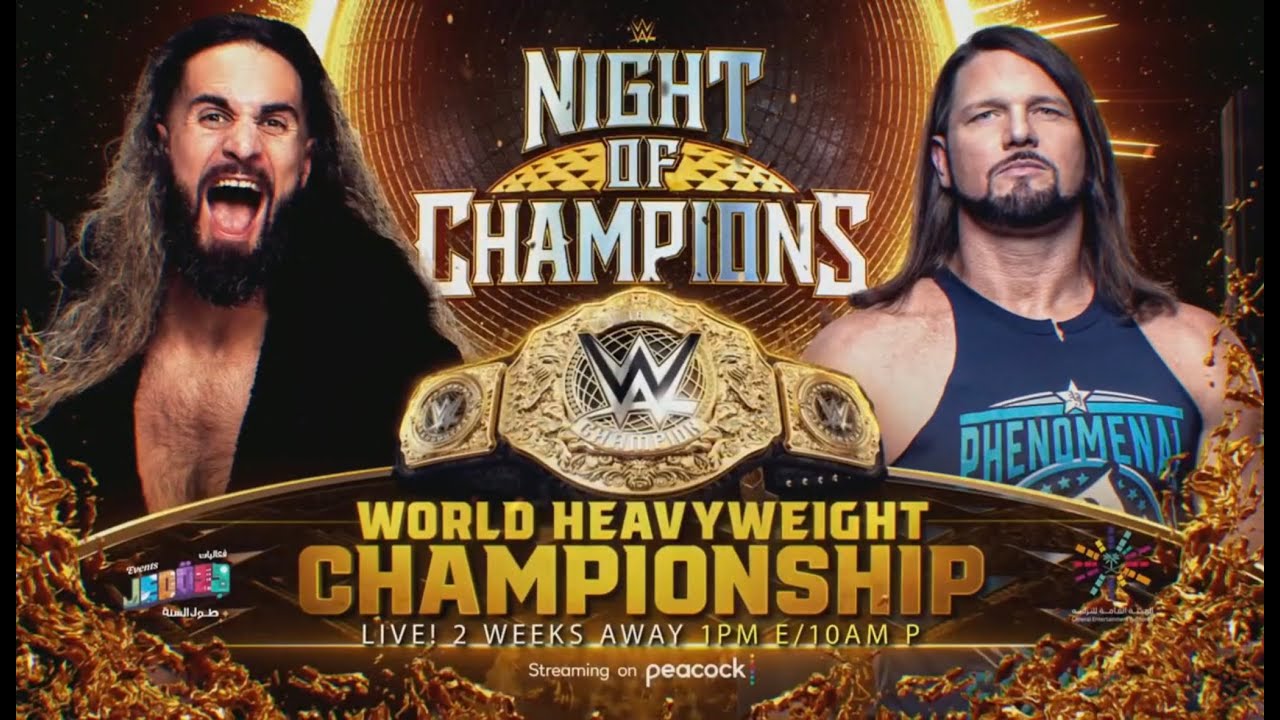 Seth Rollins VS. AJ Styles - Night Of Champions hype promo