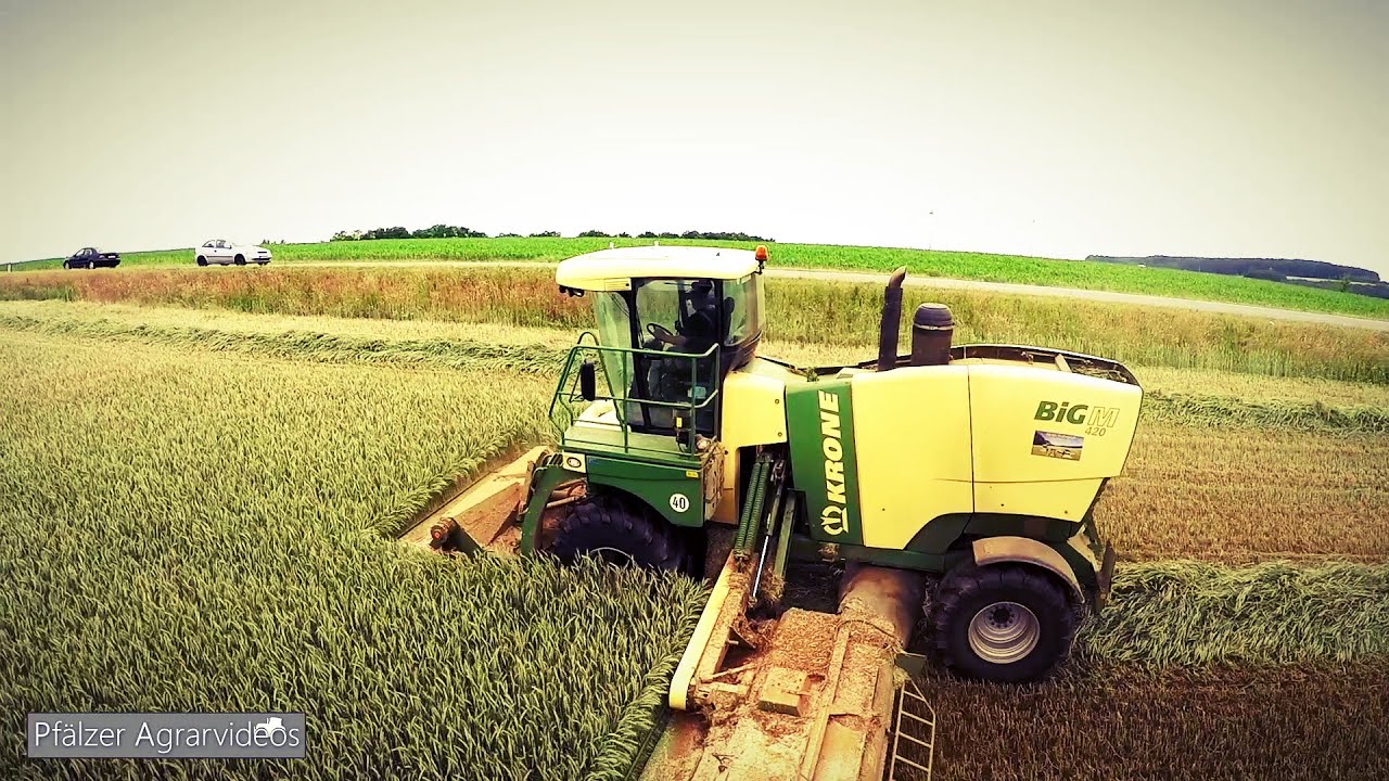 GPS m&auml;hen mit KRONE BigM 420 von LU Wulfinghoff