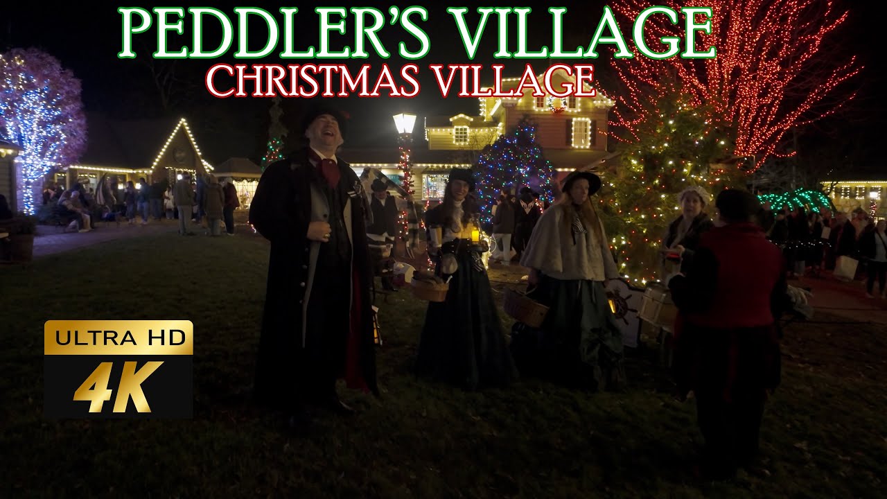 🎄✨ WELCOME TO PEDDLER’S VILLAGE CHRISTMAS VILLAGE – BUCKS COUNTY, PA! ✨🎄