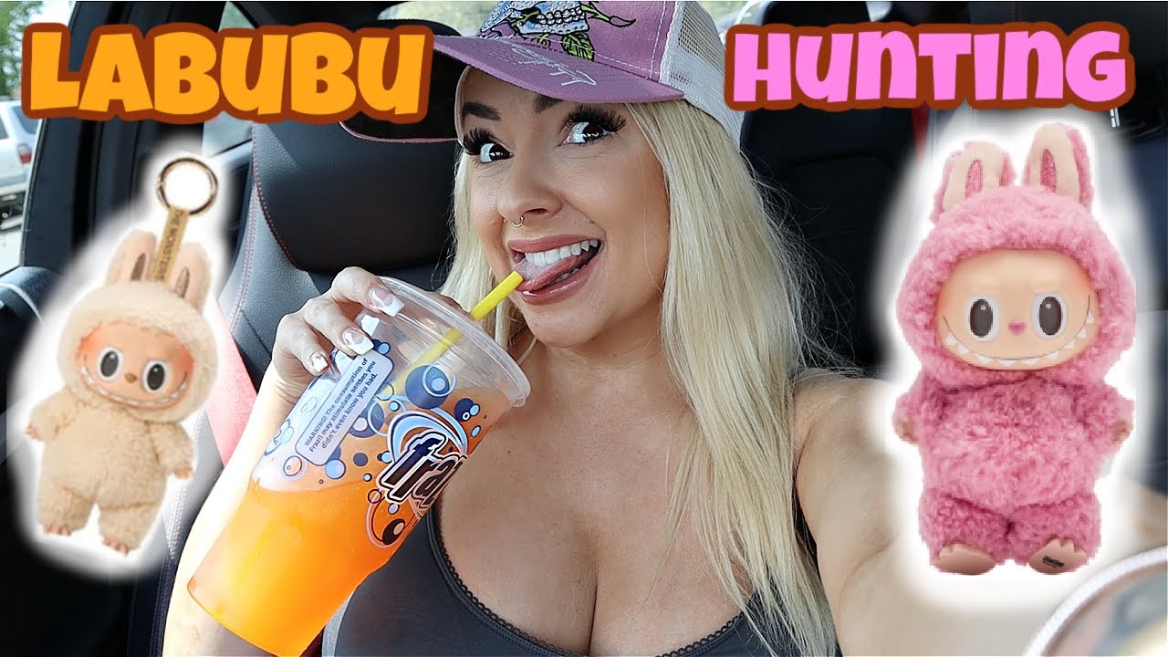 Lets go hunting for Labubus!! - the WORST self tanner & Labubu unboxing