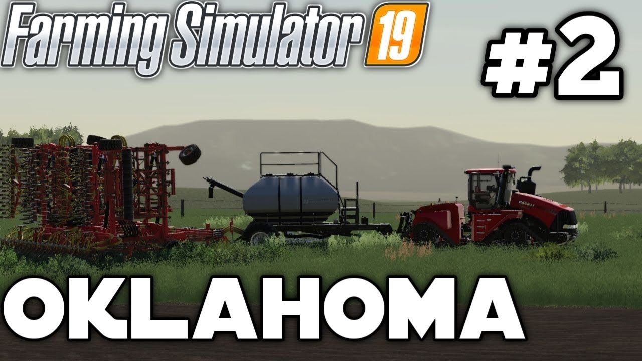 Harvesting wheat and selling our Brownwater!-Fs19-Oklahoma-Ep.2-Timelapse