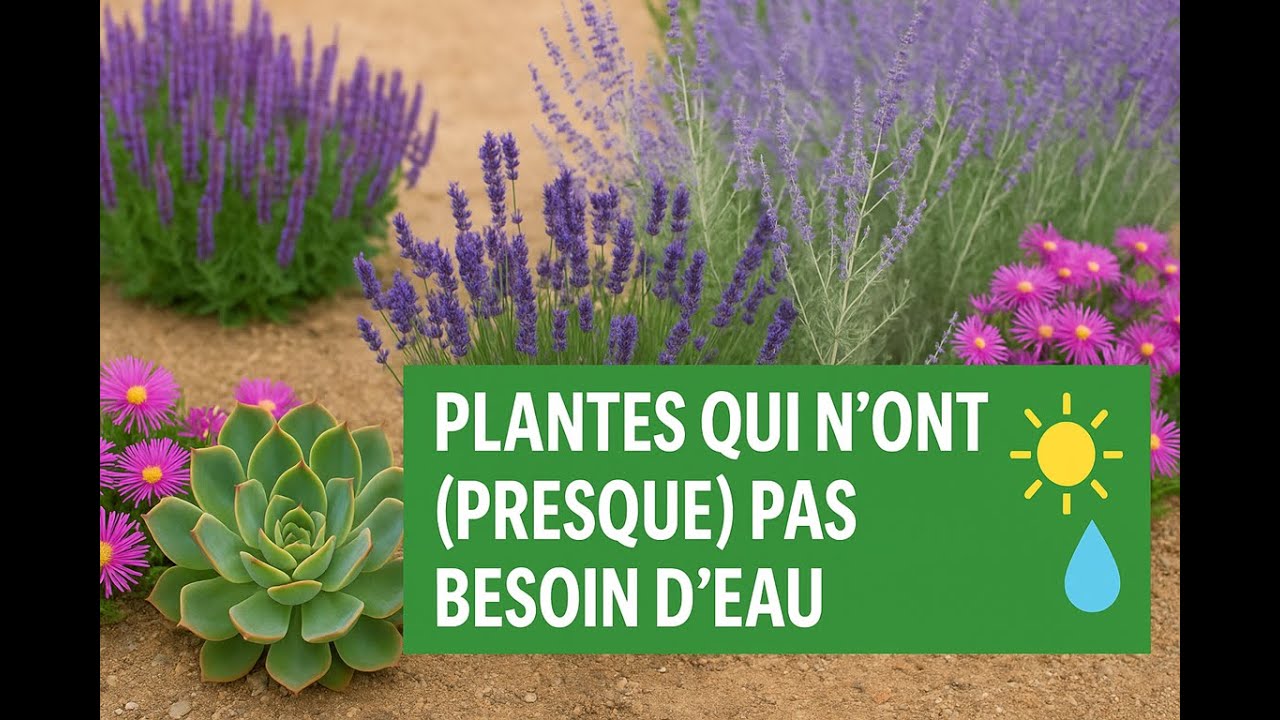 🌞 Plantes qui n&rsquo;ont (presque) pas besoin d&rsquo;eau : le secret d&rsquo;un jardin fleuri sans arrosage !