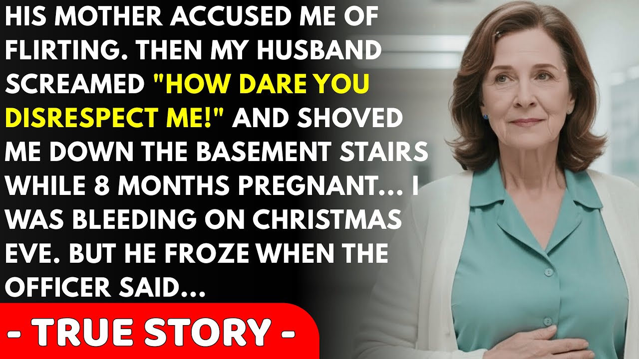 My husband pushed me down the basement stairs while 8 months pregnant on Christmas Eve — but he f...