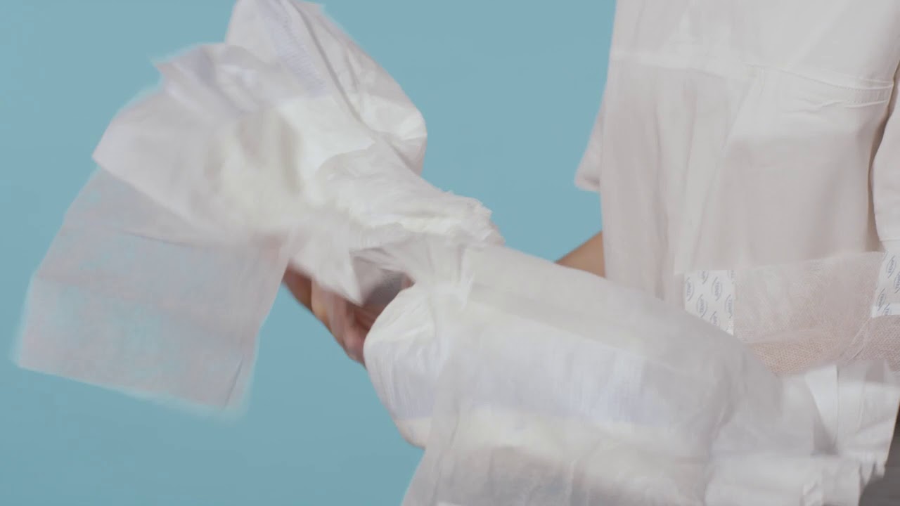 Как правильно надевать подгузник TENA Slip Original  1