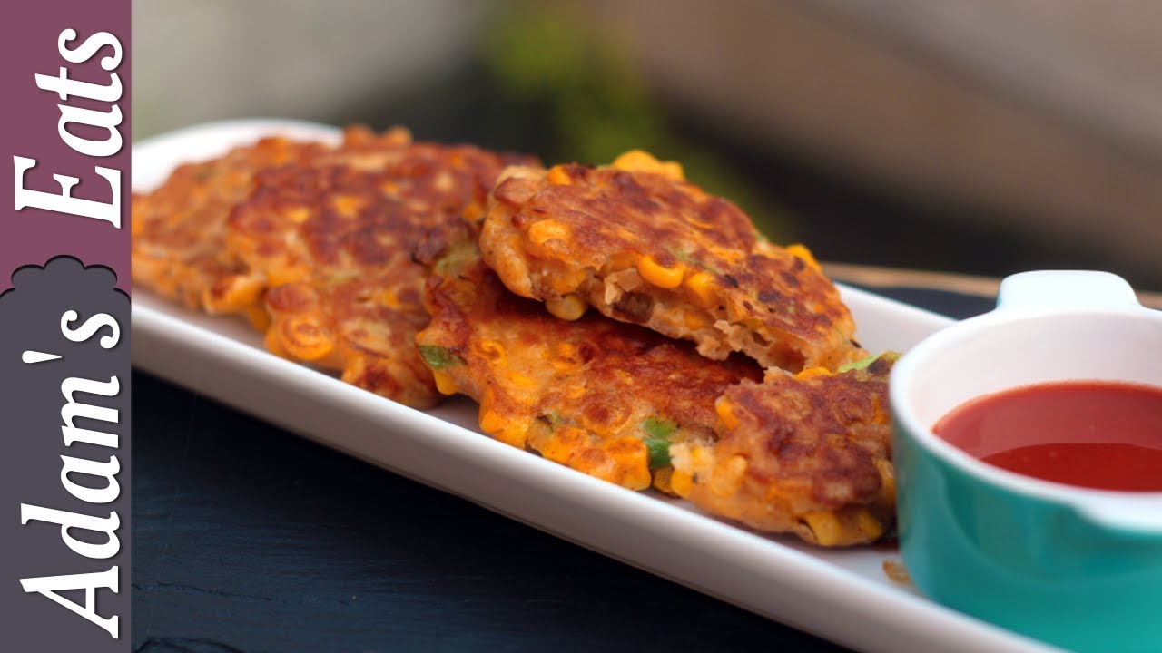 Sweetcorn fritters plus a special thank you 🙂