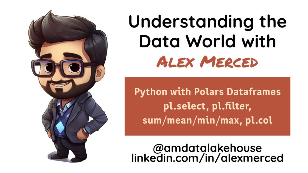 Python with Polars Dataframes #2 - pl.select, pl.filter, .sum/.mean/.max/.min, pl.col