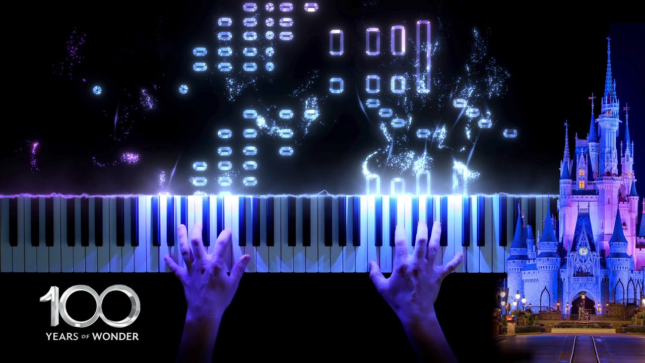 A Dream Is A Wish Your Heart Makes - Advanced Piano  * Disney 100 *