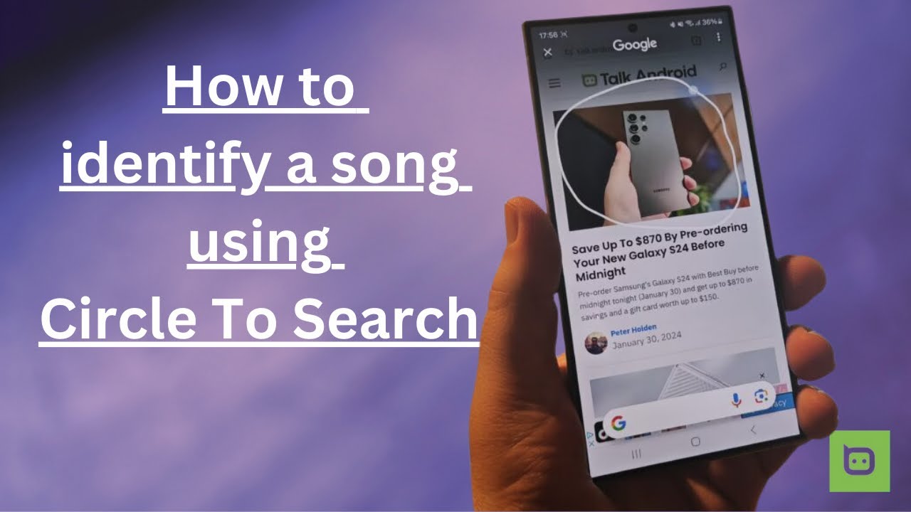 Find Any Song Instantly With Circle To Search Android Trick #smartphone #tech #howto