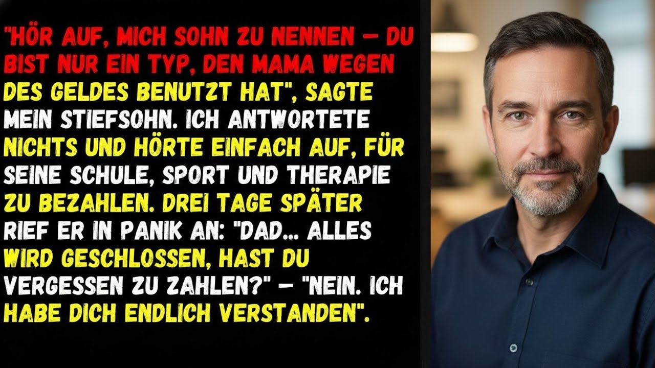 🦋'Hör auf, mich Sohn zu nennen – du bist nur ein Typ, den Mama wegen des Geldes benutzt hat'🦋