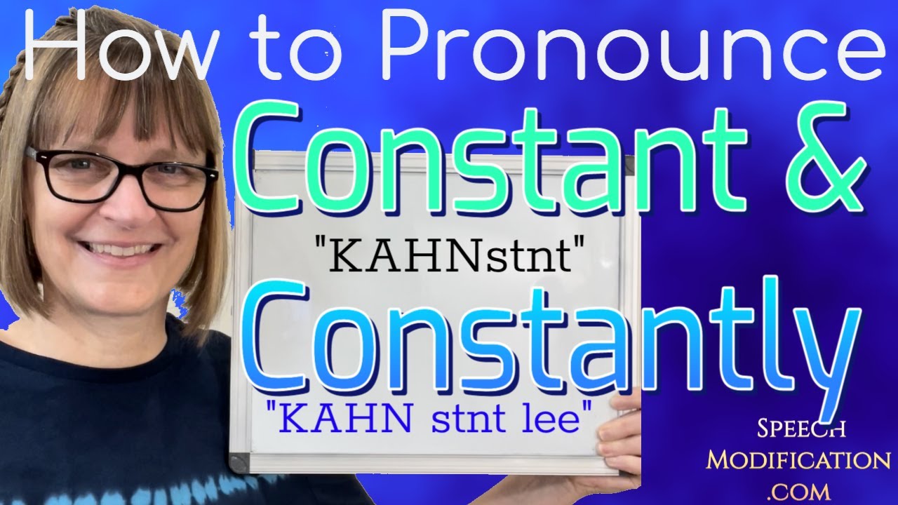 Как произносится Constant и Constantly