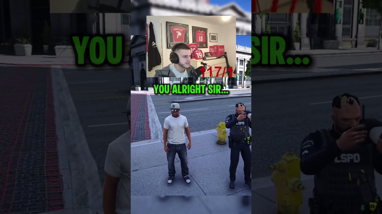 Funny PD Interaction On Prodigy RP🤣 #gta #gtarp #gtav #shorts #prodigyrp #fyp