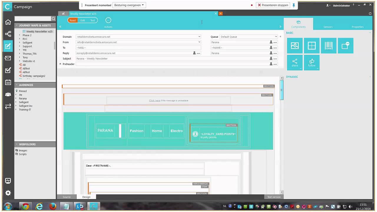 Selligent V6 Partner Pre-Release