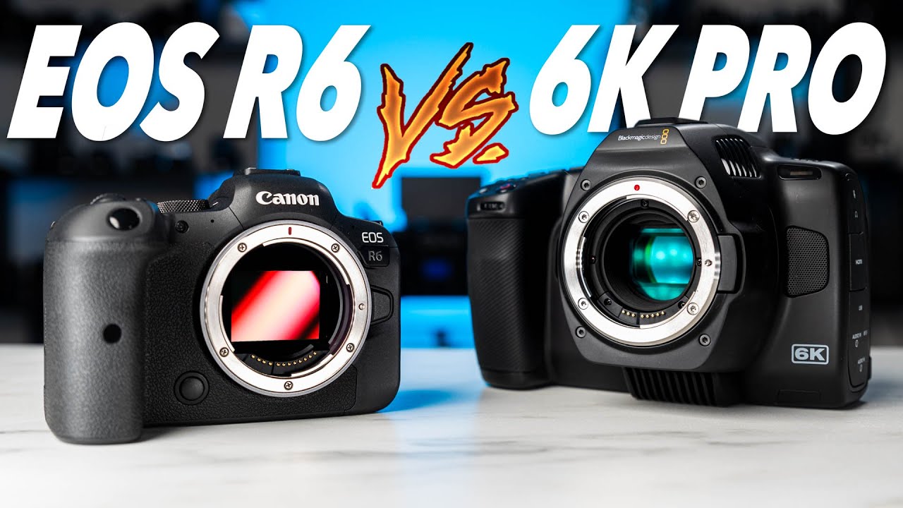 Обзор камер за $2500 | Canon EOS R6 против Blackmagic 6K Pro