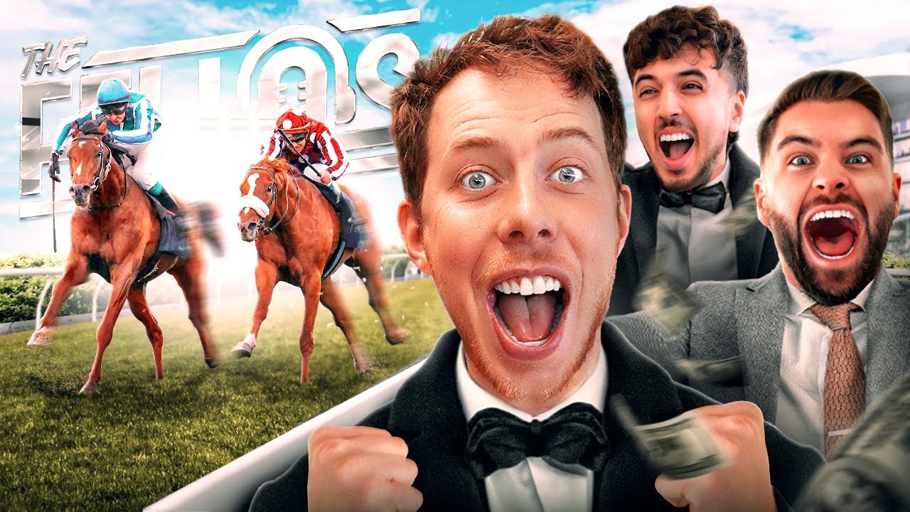 THE FELLAS GO WILD AT THE RACES!!