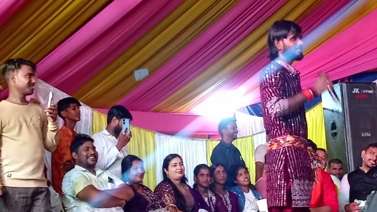 Bhojpuri Power Star Pawan Babu ke music stage program//भक्ति गीत देवी माई के काहे नाही अइलु ए मईया