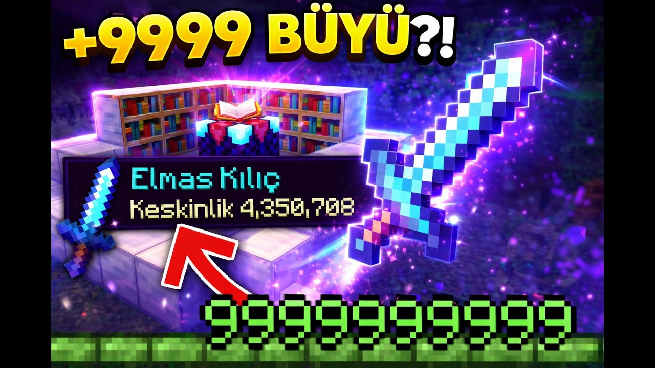 Minecraft'ta Büyüler Aşırı OP Oluyor!
