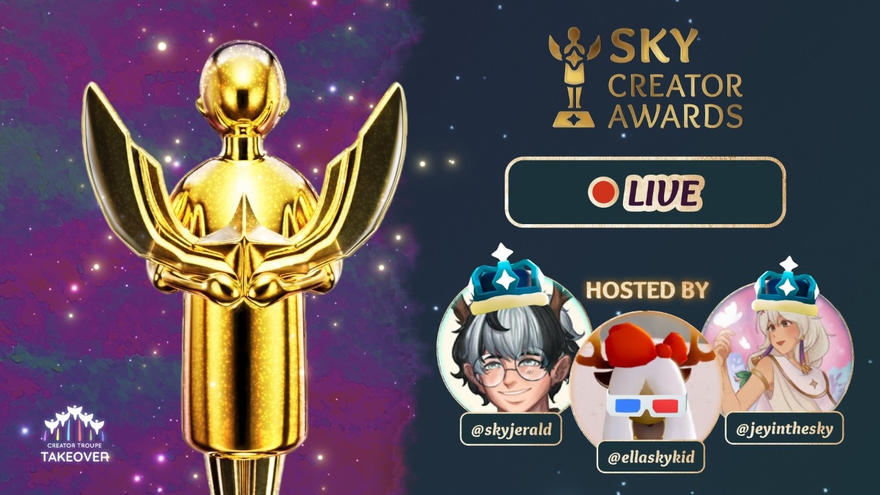 🏆&nbsp;The Sky Creator Awards 2026: Live Ceremony ft. @skyjerald, @jeyinthesky, and @ellaskykid 🏆✨