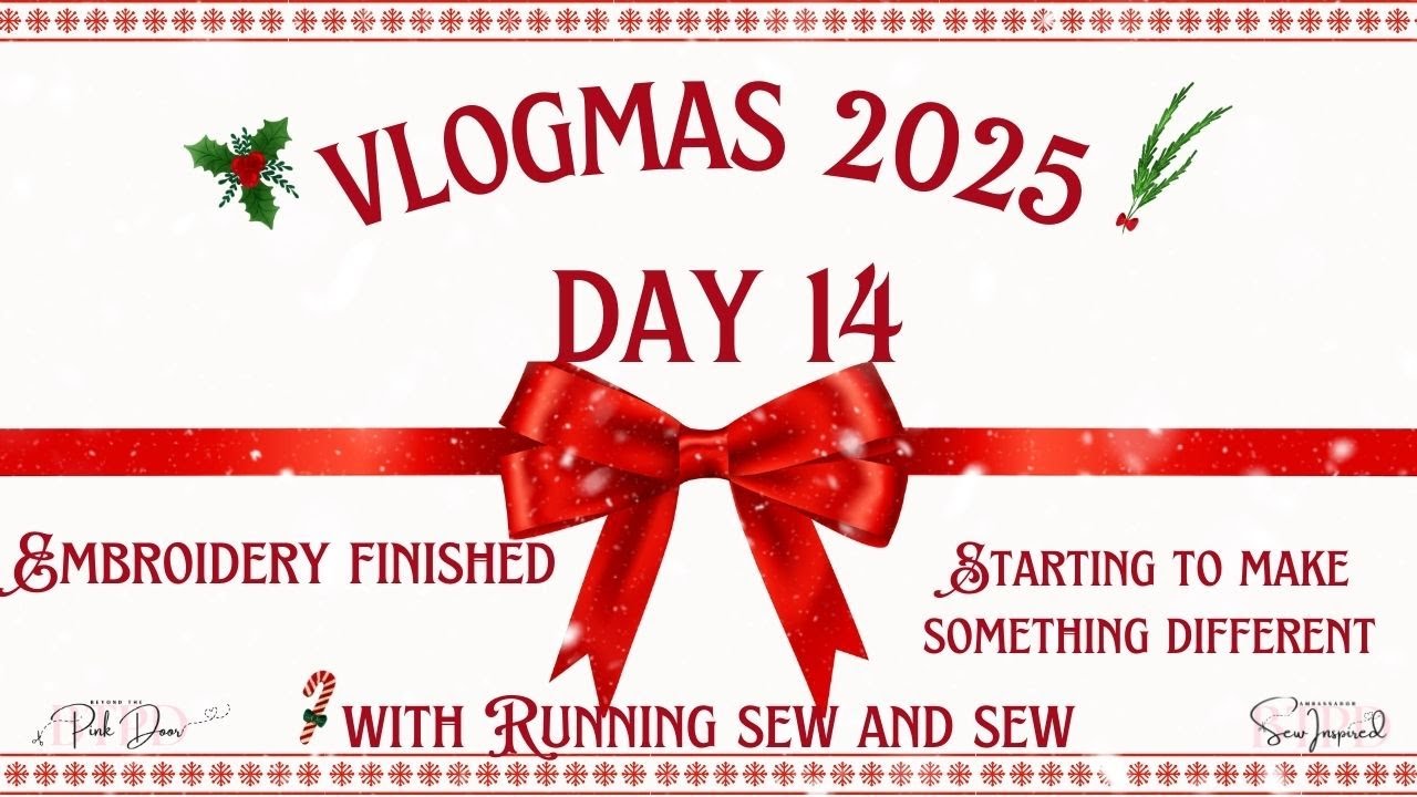 День 14 Vlogmas - Завершение вышивки и замка Говард.