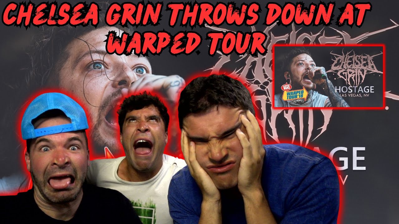 We NEED to go to a live concert - Chelsea Grin - Hostage [Live Version at Warped Tour] (Reaction)