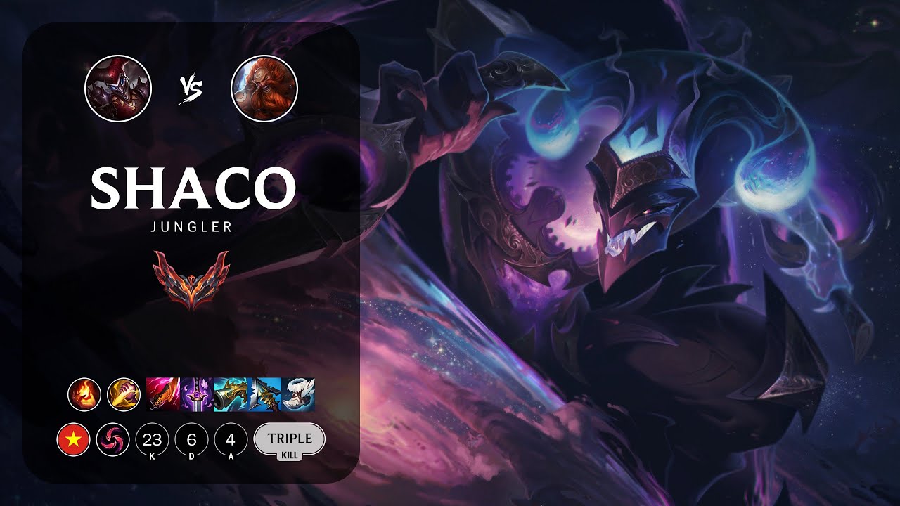 Shaco Jungle vs Gragas - VN Grandmaster Patch 14.2