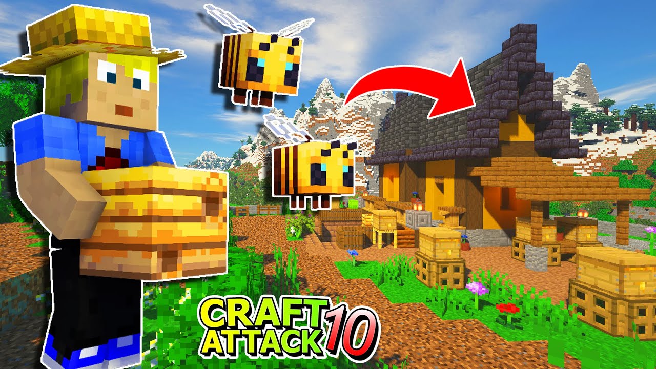 IMKEREI & XXL FLÄCHE! Blumen, Gemüsefelder & mehr! - Minecraft Craft Attack 10 #71