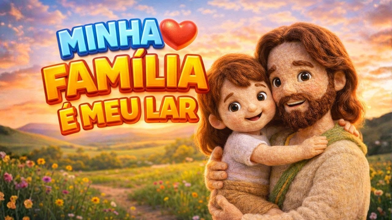 MÚSICA INFANTIL | MINHA FAMÍLIA É MEU LAR | MENSAGEM DE AMOR