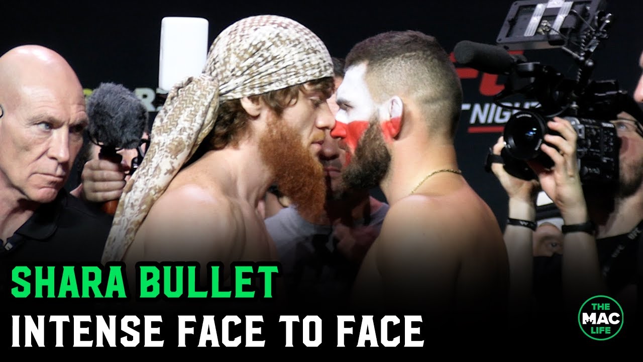 Shara Bullet has Intense Face Off ahead UFC Abu Dhabi