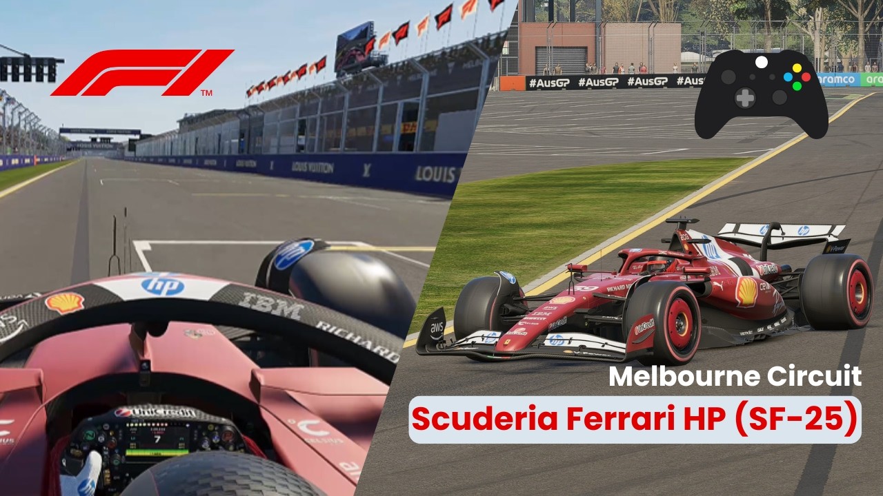 Australian GP Scuderia Ferrari HP (SF-25) Practice Laps | F1 25