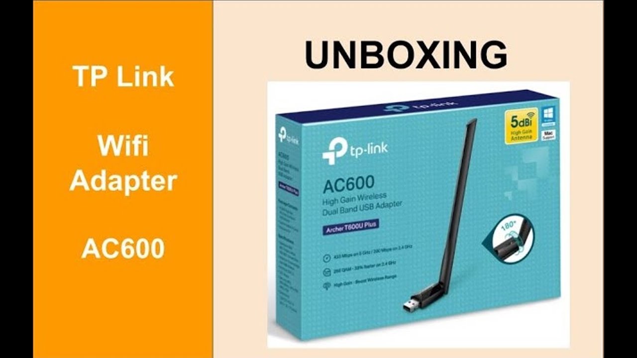 TP-Link AC600 Archer T2U Plus 433Mbps WiFi Adapter With Dual Band || Unboxing and Installation