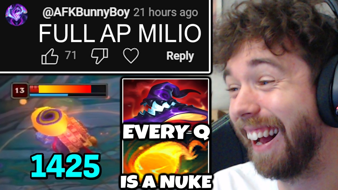 DEATHCAP FIRST AP MILIO THROWS NUKES EVERY Q | AP Varus Top, Evelynn Mid, Bruiser Qiyana