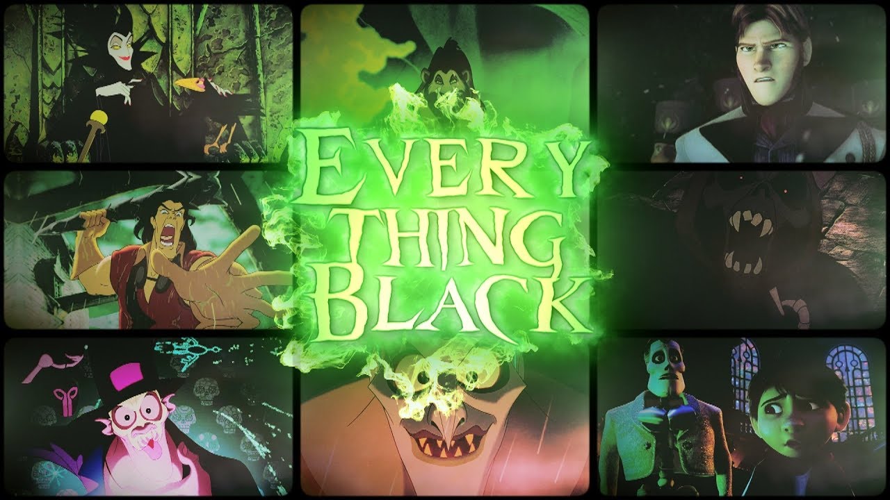 everything black ✘ non/disney villains mep