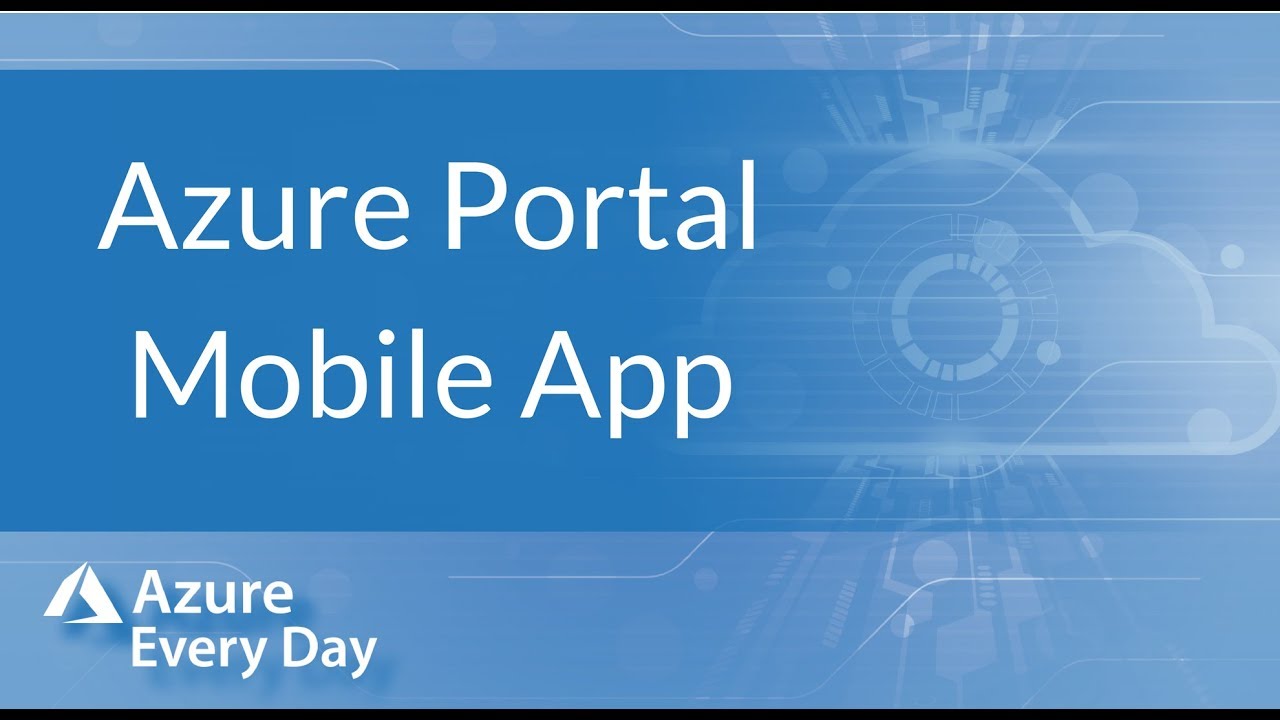 Azure Portal Mobile App