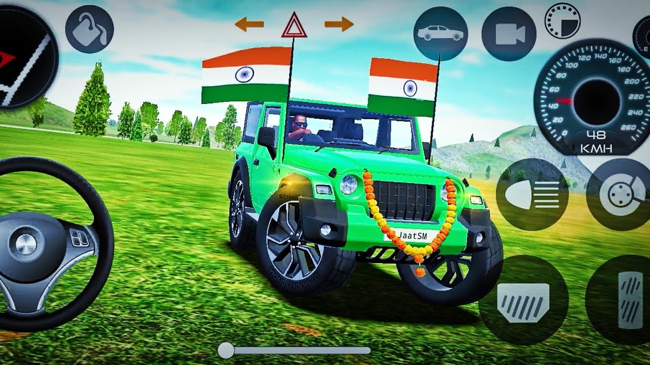 Modified Mahindra Thar😈Games:Indian Red Thar (Gadi Wala Games) Car Game Android Game - #2026