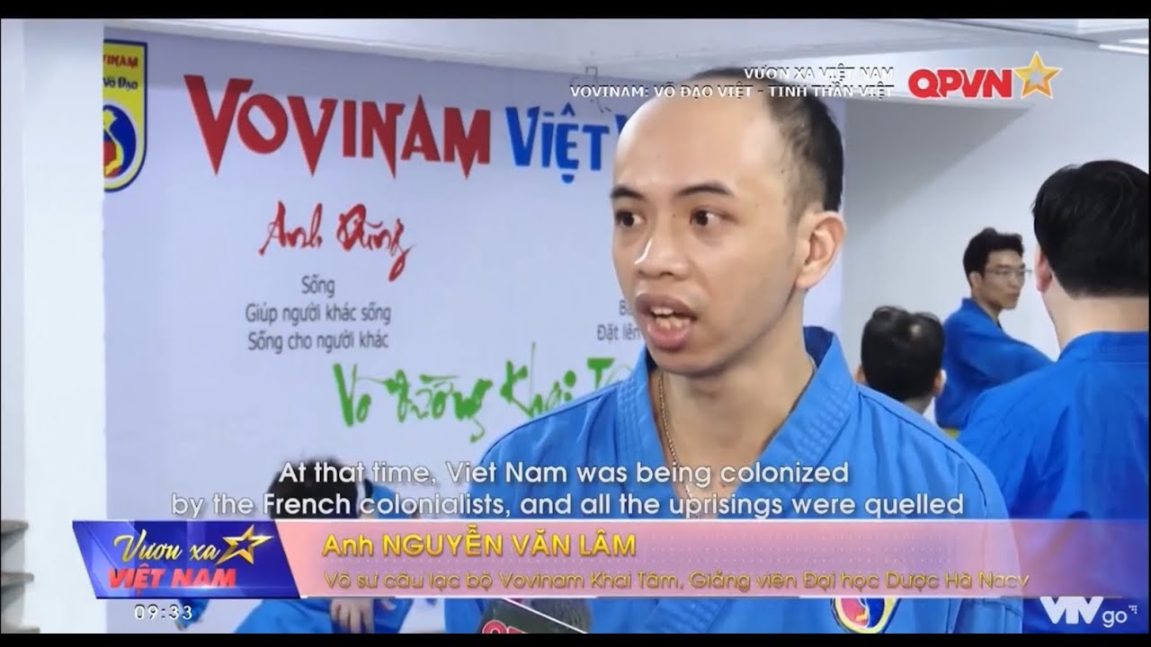 Phóng sự VOVINAM - VÕ ĐẠO VIỆT - TINH THẦN VIỆT thực hiện tại Võ đường Khai Tâm