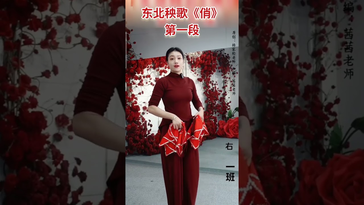 东北秧歌《俏》教学二(第1段) 茜茜老师
