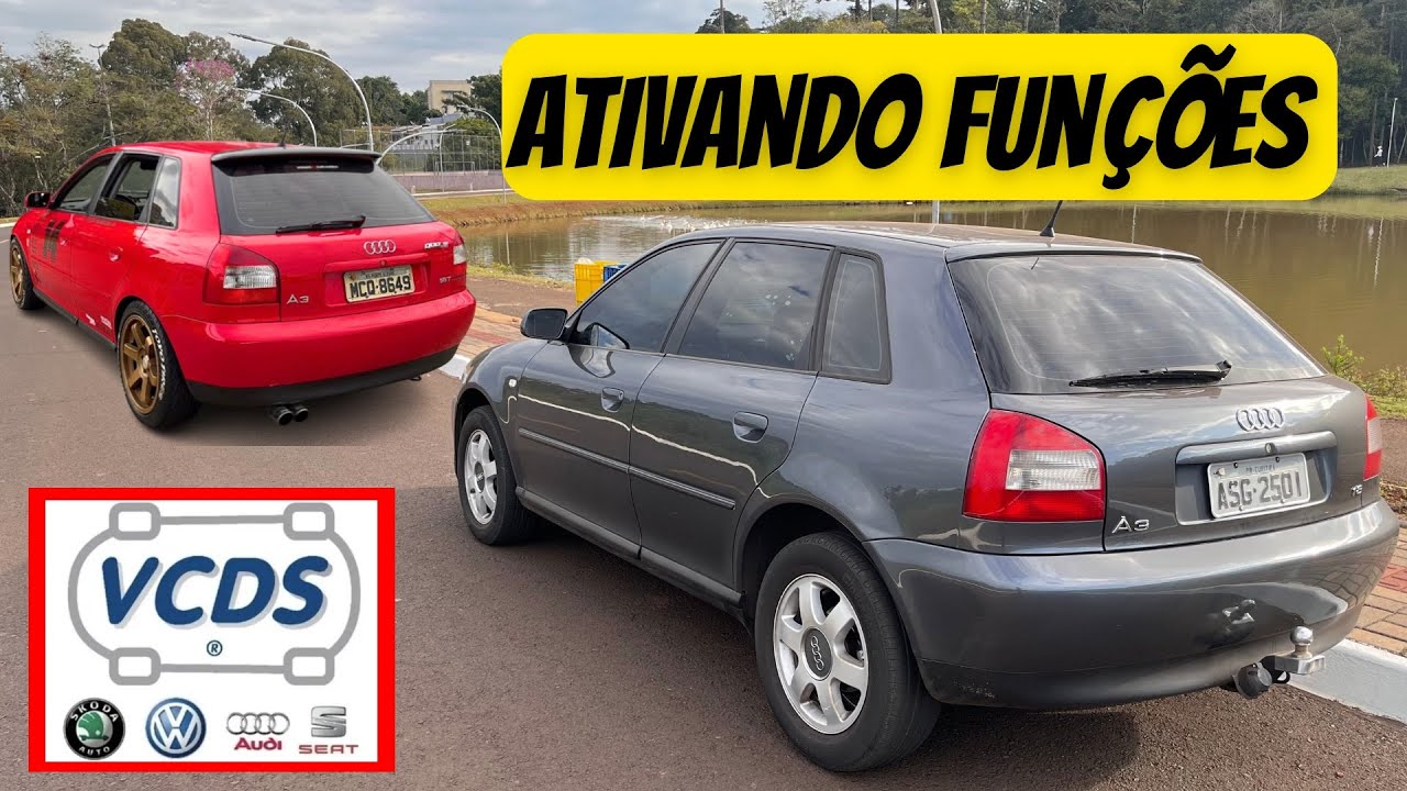 ADICIONANDO FUNÇÕES EXTRAS VIA VCDS NO AUDI A3 1.8 TURBO, ASPIRADO E GOLF GTI