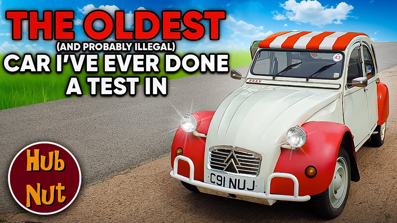 AN ILLEGAL DRIVING TEST | The Car Was Too Old! @HubNut @theofficialcitroen ​