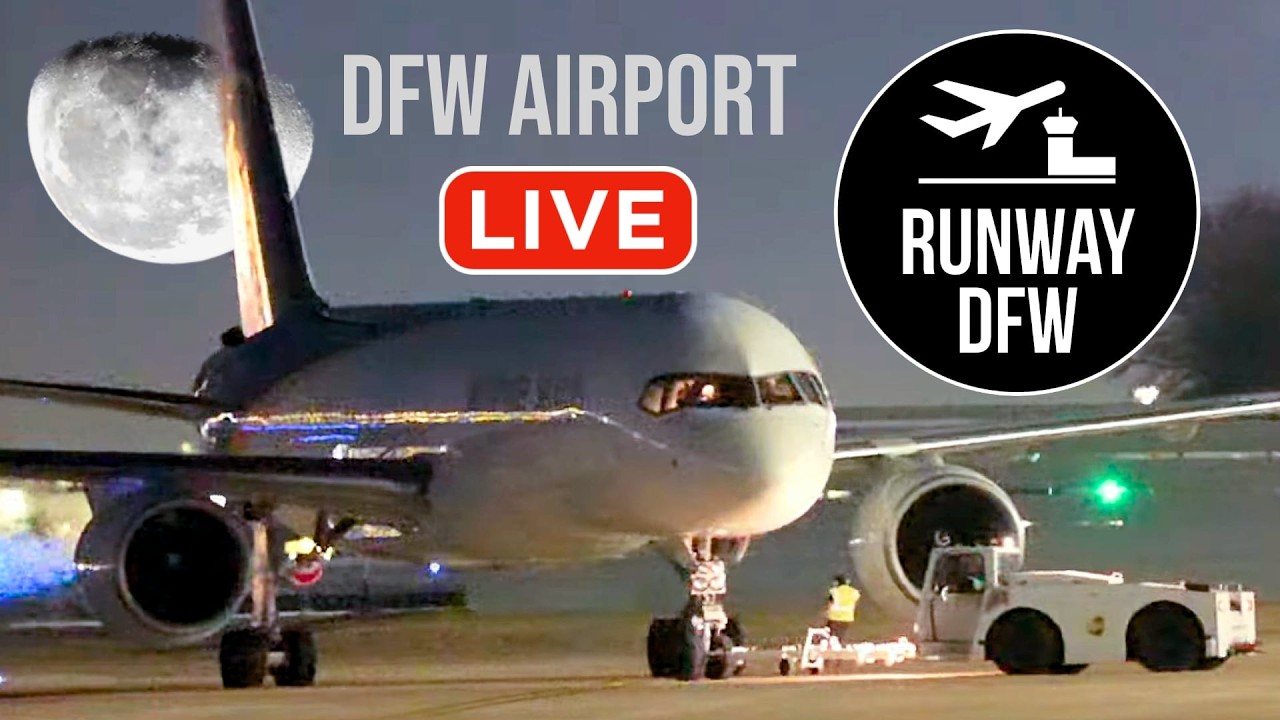 LIVE 🔴 DFW Airport plane spotting ✈️ February 12, 2026